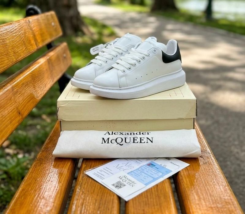 Adidasi Alexander McQueen Alb - Piele