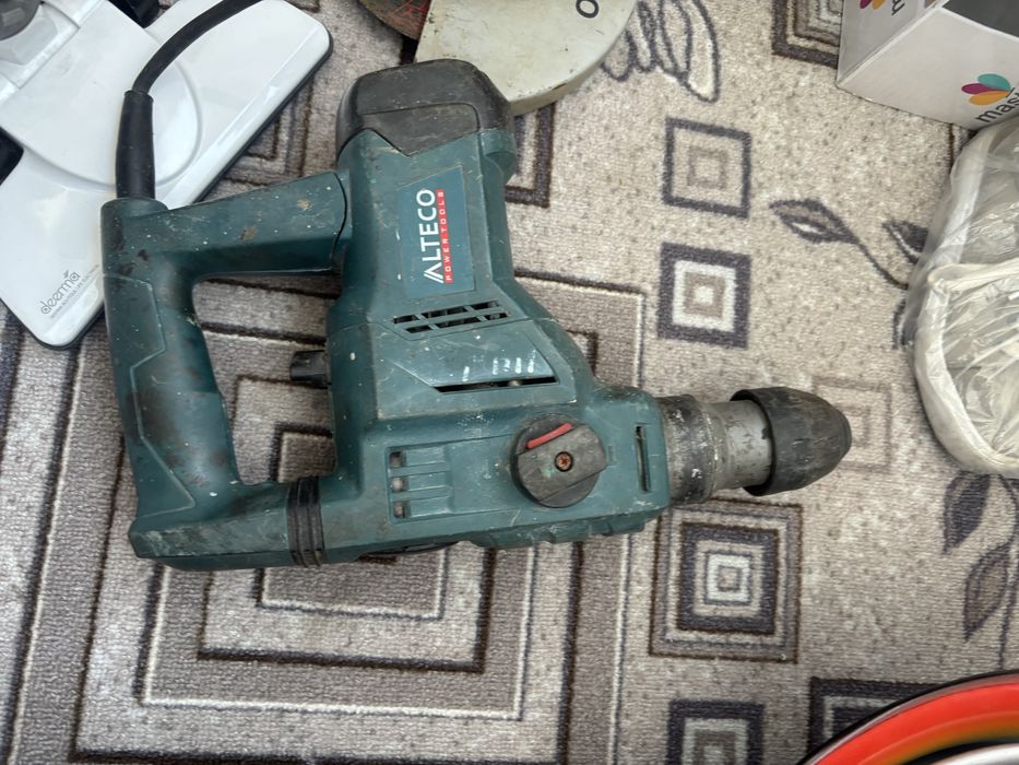 Перфоратор + болгарка + дрель (всё рабочее)