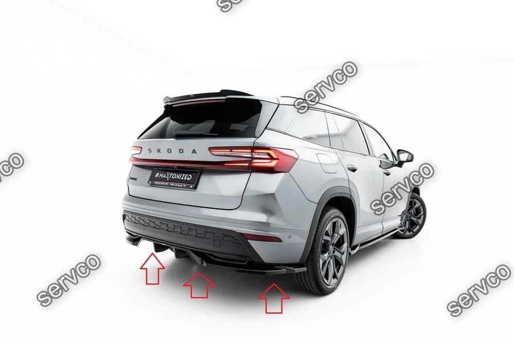 Prelungire splitter bara spate Skoda Kodiaq Sportline Mk2 2024- v2 - Maxton Design
