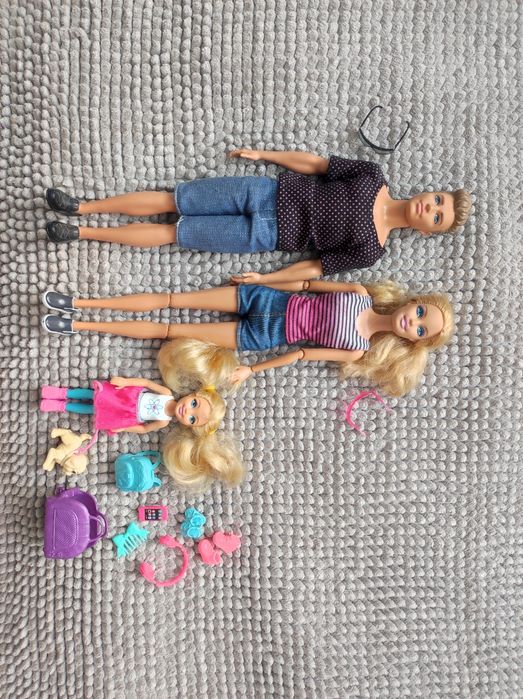 Набор кукол Барби семья пакет игрушек