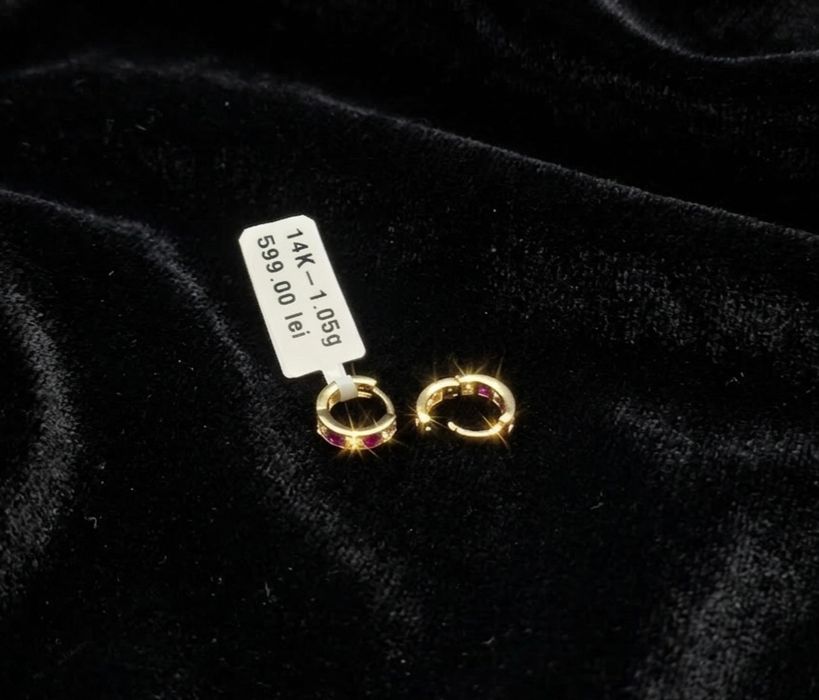 Cercei aur 14k 1.05gr