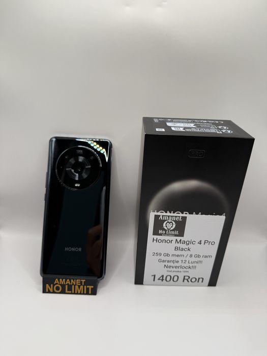 Honor Magic 4 Pro  5G 256GB / 8 GB RAM CA NOU!!, AMANET NO LIMIT.