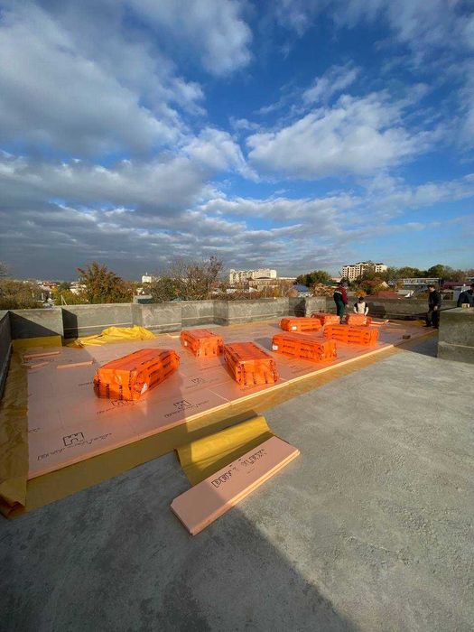 ПВХ мембрана, Гидроизоляция\ Ремонт крыши\ Хайтек\Монтаж Гидроизоляции