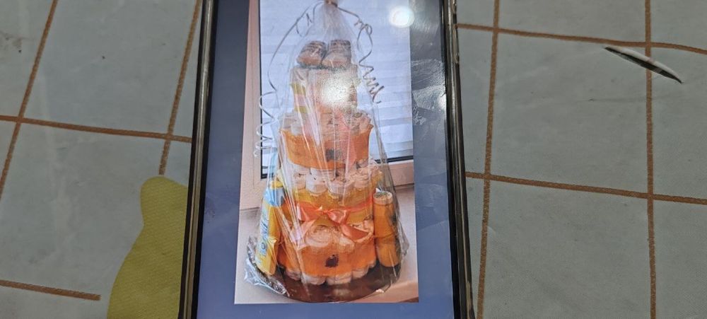 Торт из памперсов.