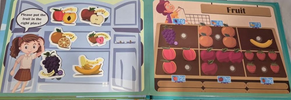 Книжки 3бр с образователни дейности Quiet Book