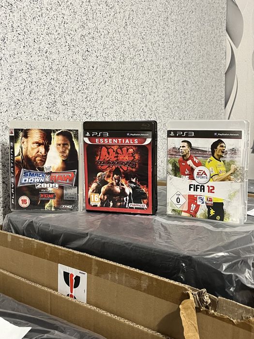 Три игри за PS3 Playstation , Tekken 6, wwe, fifa