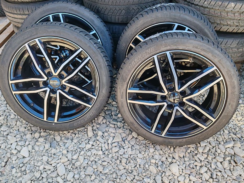 Jante aliaj 17” 5x100 + cauciucuri iarnă Nankang 215/45 R17