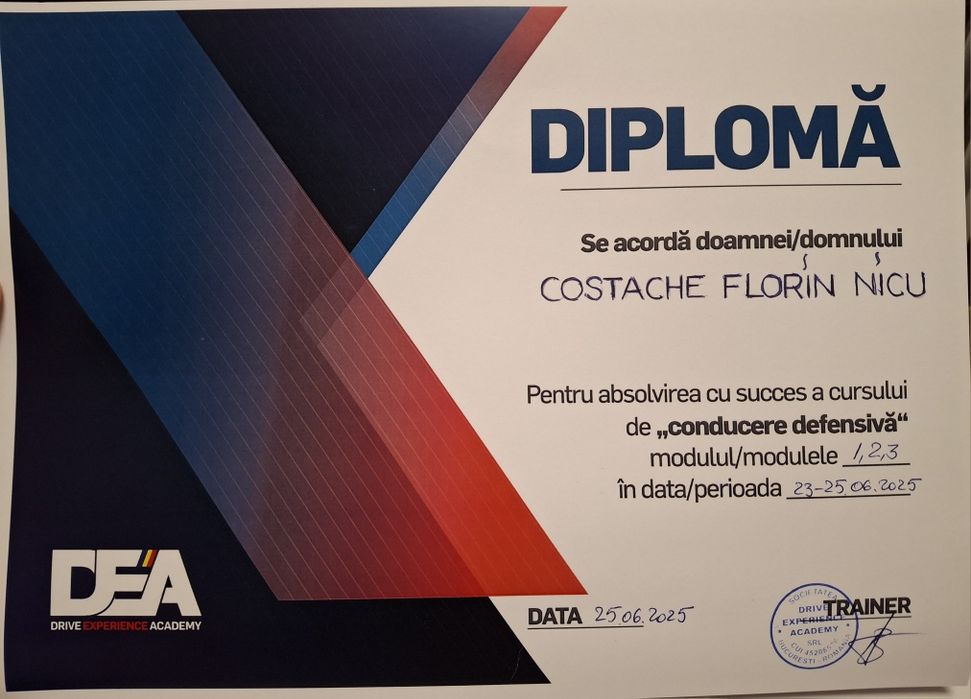 Școala de șoferi/instructor auto