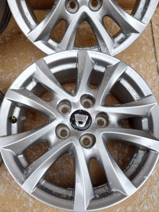 Vând Set Jante Aliaj 5x114,3 R16 Dacia Duster și Set Tabla 5x114,3 R16
