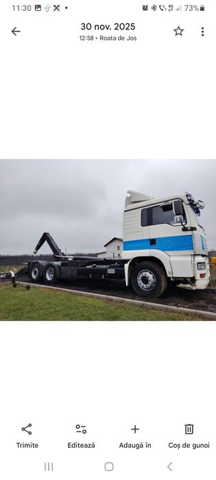 Abrollkipper man 26.430 an 2005stare foarte buna