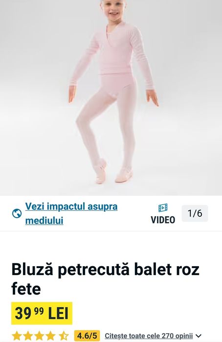 Lot set balet dansuri m-133-142- 9-10 ani