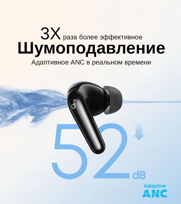 Беспроводные наушники Anker Soundcore R60i NC, ANC+ENC, AI переводчик