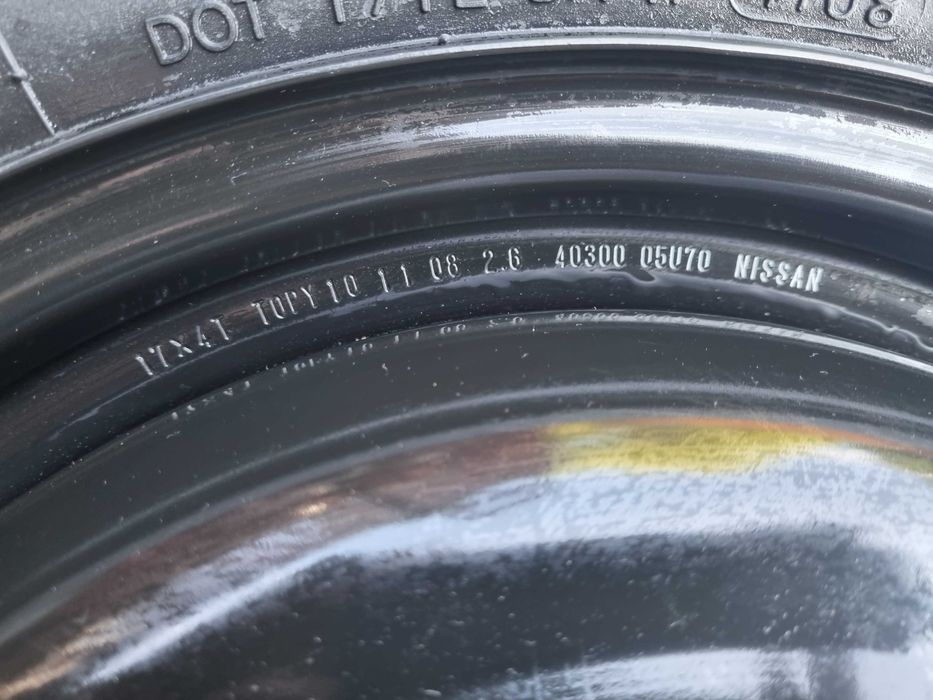 rezerva NISSAN dacia duster renault honda 5X114,3 pe R17 noua