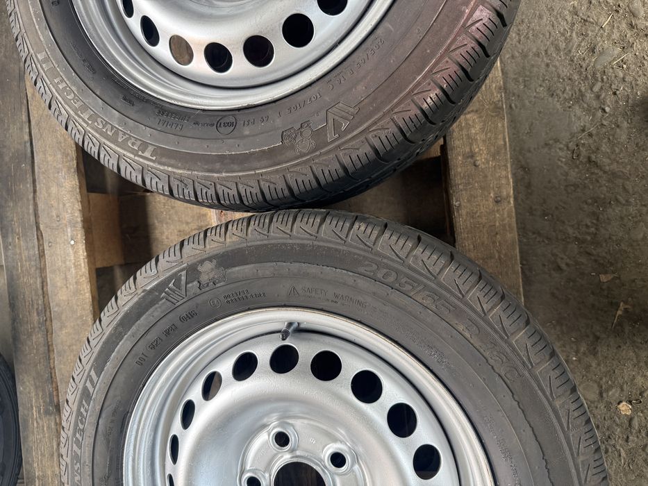 Jante VW T5 T6 Carravele multivan cu anvelope vara 205/65 R16C