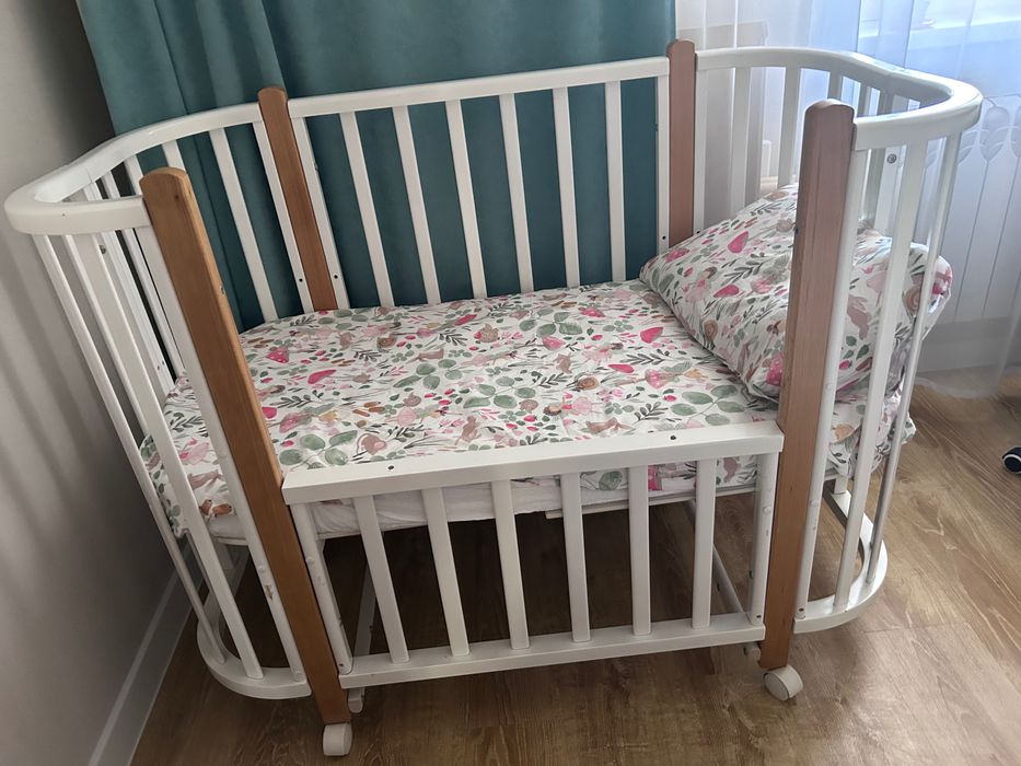 Детская кроватка-трансформер (овальная)