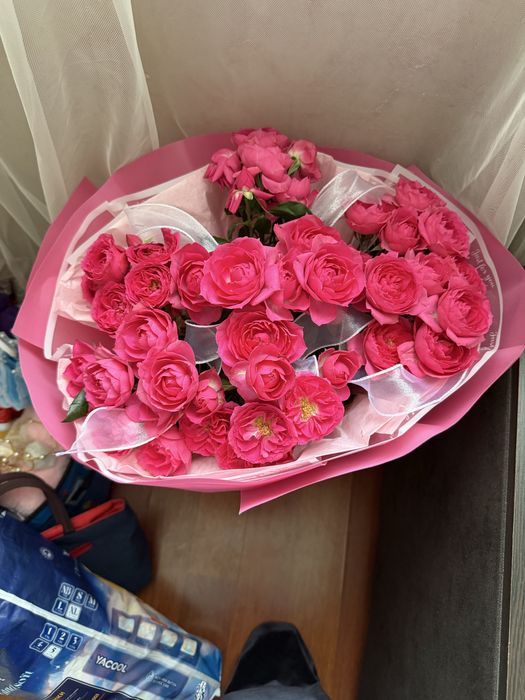 букет и шарики 10000мын