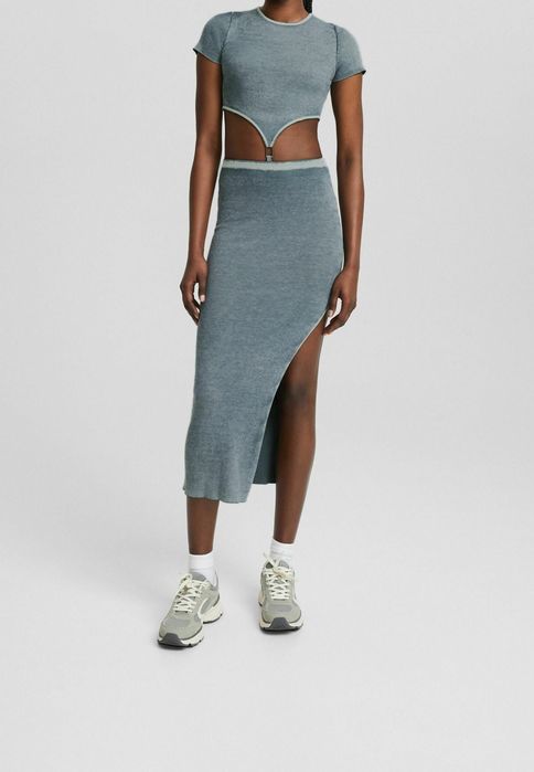 Рокля от рипс Bershka