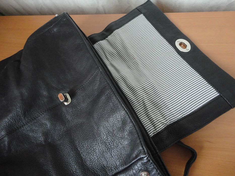 Естествена кожа/дамска чанта/раница