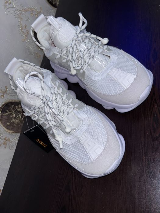 versace chain reaction white