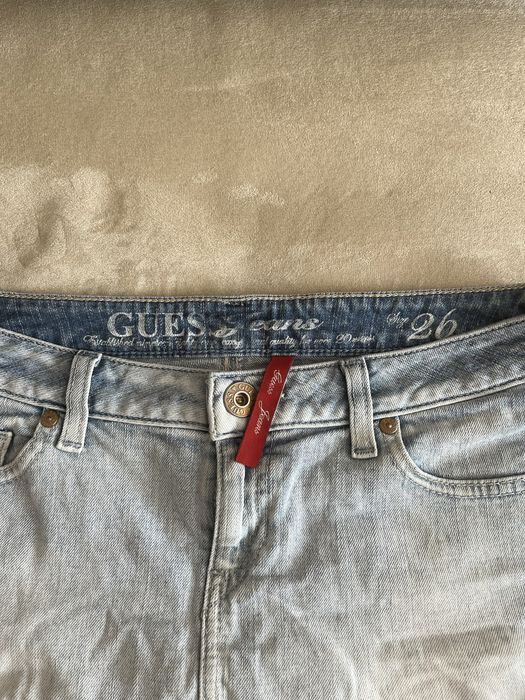 Къса оригинална дънкова пола на Guess/Гес-26номер