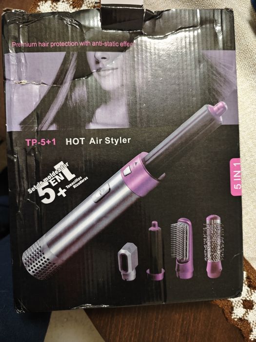 5 в 1 Мултифункционален сешоар, преса и маша за коса