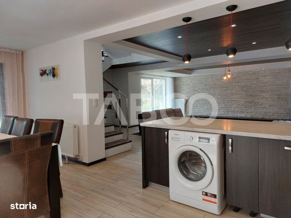 Casa de inchiriat cu 5 camere si 780 mp gradina langa padure in Sibiu