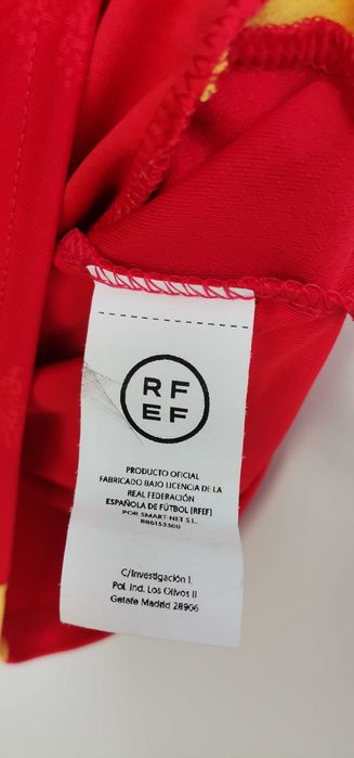 Tricou fotbal băieți marime 4 ani RFEF Spania Real Federación Española
