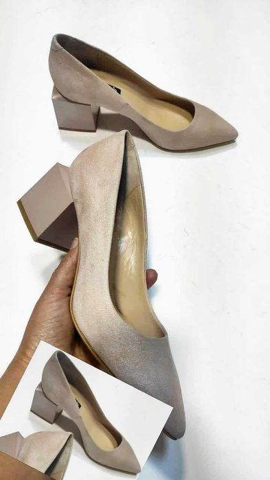 Эксклюзивные замшевые кожаные туфли лодочки TUCINO, люкс, Турция!