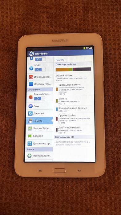 tap3 поаншет 8гб