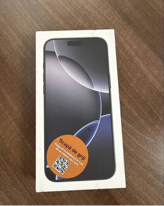 Iphone 16 pro max Black 256 , 2 ani garantie, factura, liber, sigilat