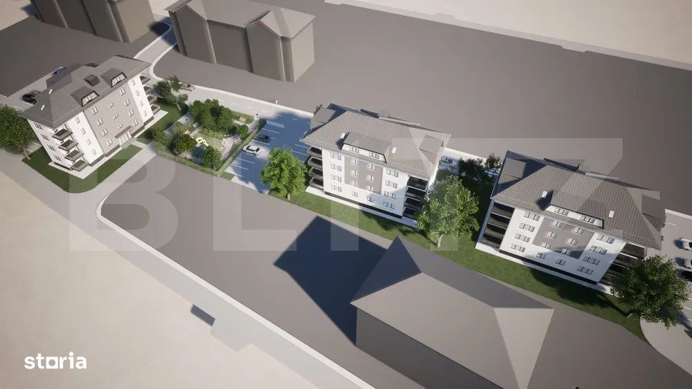 Apartament de vanzare, 2 camere, 55,12 mp - Gherla
