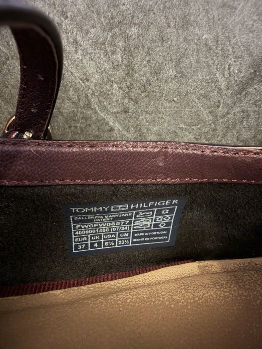 Кожаные балетки Tommy Hilfiger