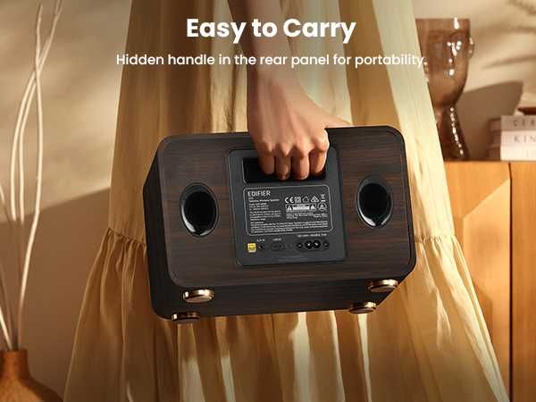 продам новый Edifier D32 black walnut/Bluetooth V5.3/USB и AUX-входы