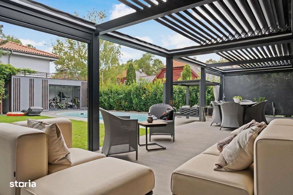 Vila premium 6 camere, ultrafinisata, cu piscină|Pipera-Iancu Nicolae