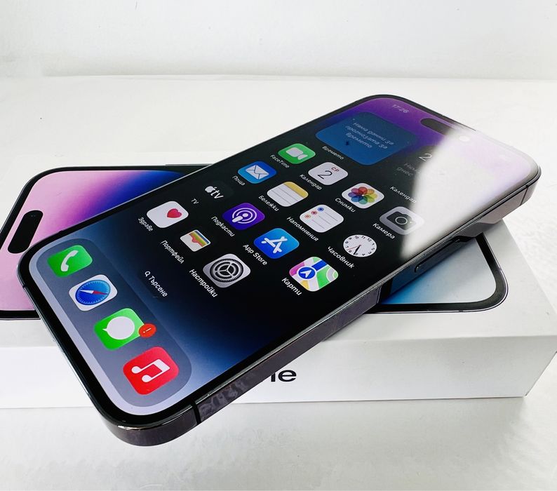 Apple iPhone 14 Pro 128GB Deep Purple 100% Батерия! Гаранция!