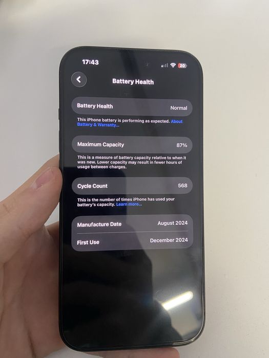 Vand Iphone 15 128gb