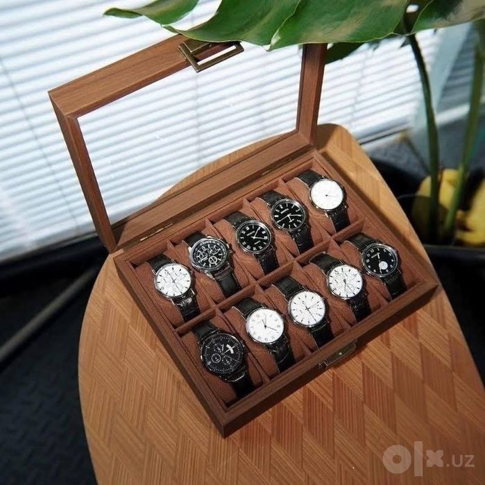 Шкатулка для украшений и часов мужская