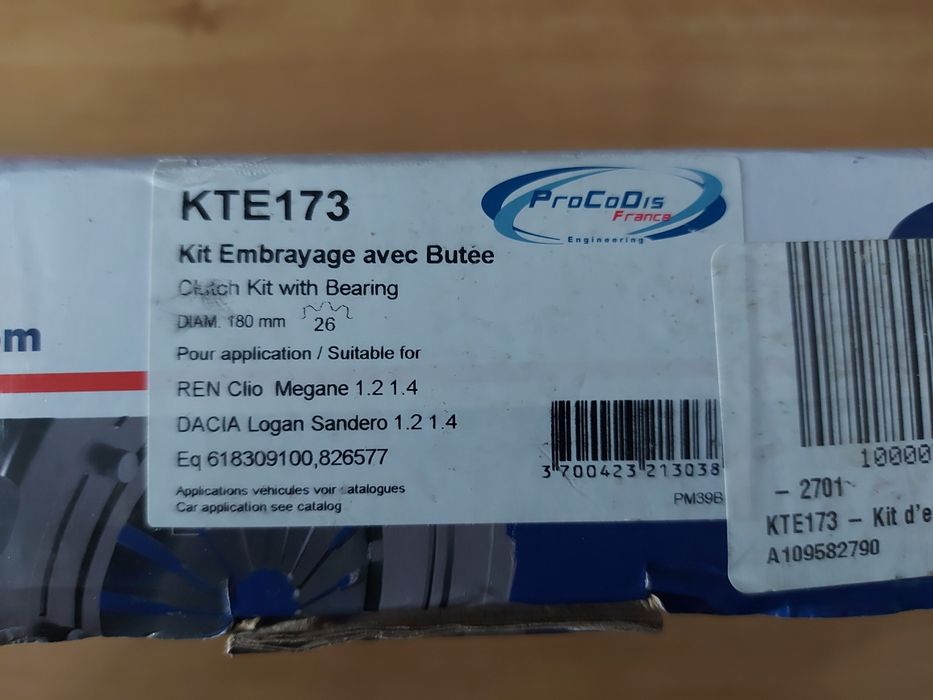 Kit ambreiaj Renault,Dacia 1,2 și 1,4