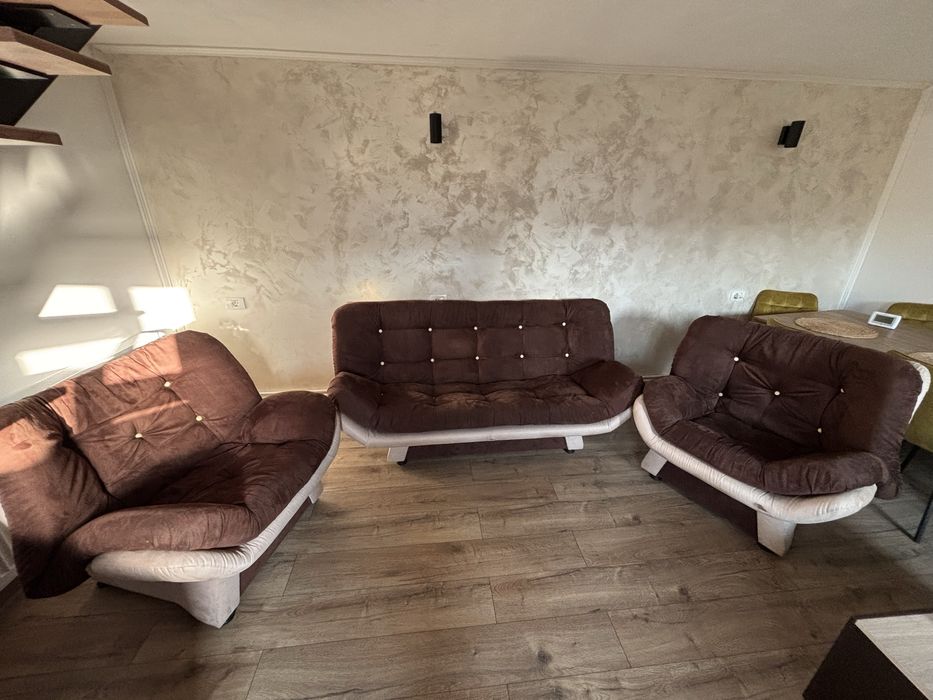 Set canapea+fotolii extensibile