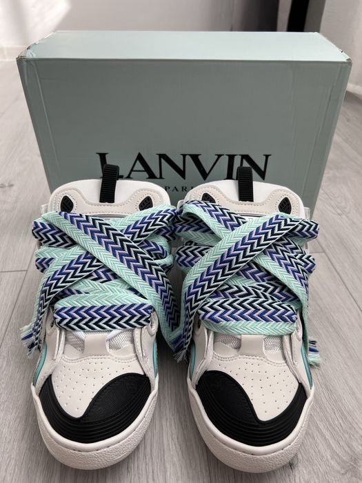 Lanvin Curb White/ Blue 42