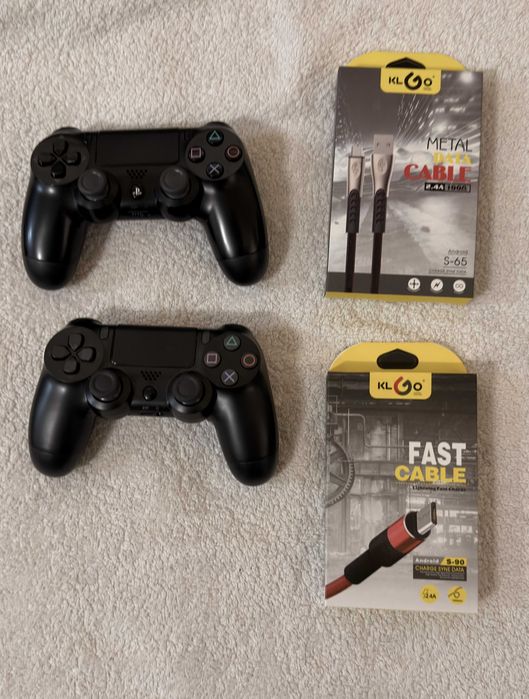 Playstation 4 Slim, low нисък firmware + джойстик + игри + FC 26