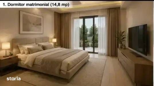 Apartament 3 camere, terasa generoasa, balcon, bloc nou, metrou — fotografia 3