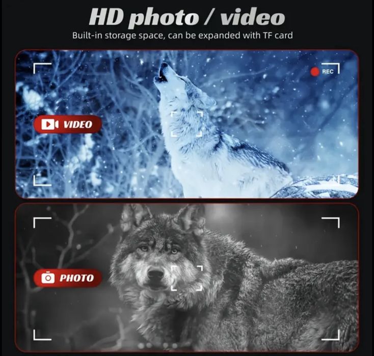 Цифров Монокъл за нощно виждане до 800 метра