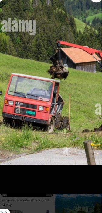 Imprastiat gunoi pt transporter tractor de munte