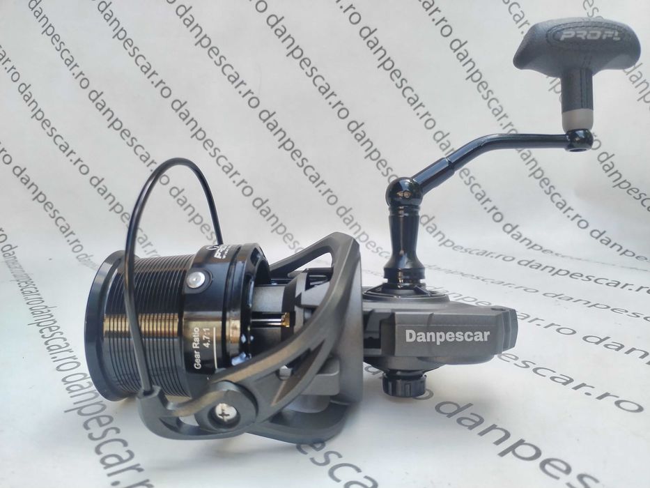 SET 2 Mulinete Feeder si Crap PRO FL NOBLE HP7500 cu tambur Long Cast