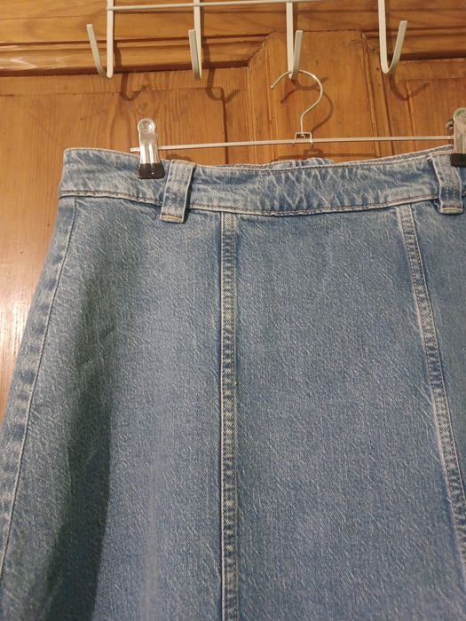 Дълга дънкова пола Zara