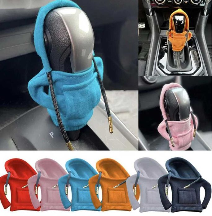 Мини суитшърт за скоростения лост, суитшър за лоста на кола, автомобил