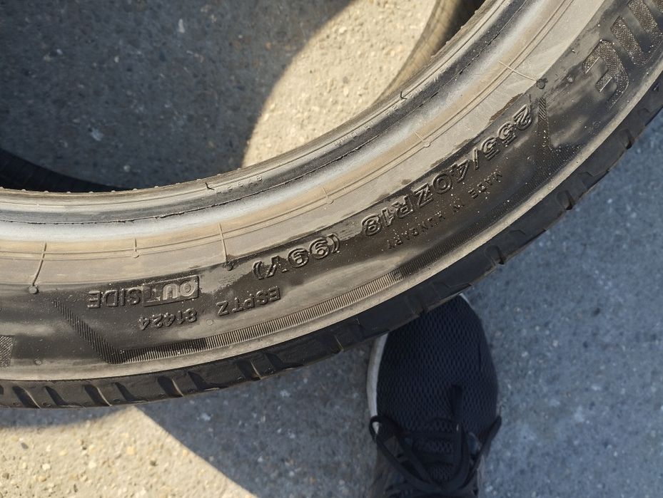 2 buc 255 40 18 .99y Bridgestone vara, dot 2025