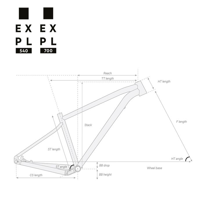 Bicicletă Mtb Explore 540 - produs resigilat - (SecondHand) Decathlon