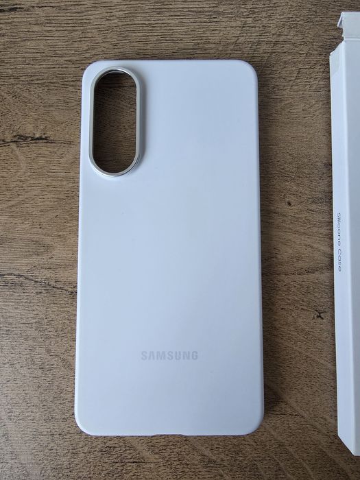 Samsung S25 EDGE husa alba silicon